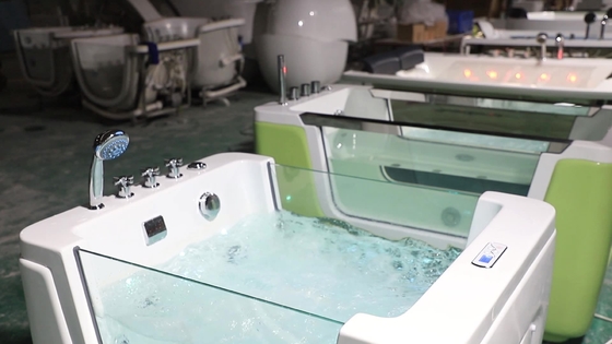 Acrylic Freestanding Baby Spa Bathtub Whirlpool Massage